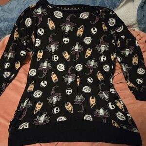 Disney Black and Orange Halloween Sweater